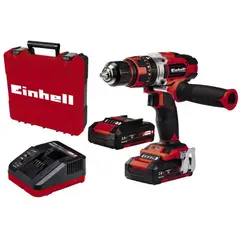 EINHELL - TALADRO PERCUTOR TE-CD 1848 EINHELL+ 2BAT 20 AH + Carg