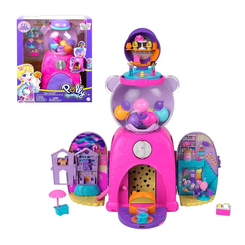 POLLY POCKET - POLLY POCKET COMPACTO DE MAQUINA DE DULCES DE OSITO