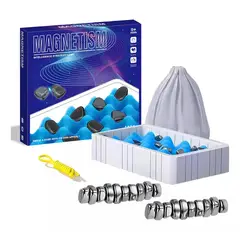 KUANGYE - Juego Mesa Damas Magnétic Niños Con Tablero Y Piezas Ajedrez