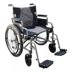 GENERICO - Silla De Ruedas Bariatrica Plegable Rueda Neumatica Trasera KJT605E