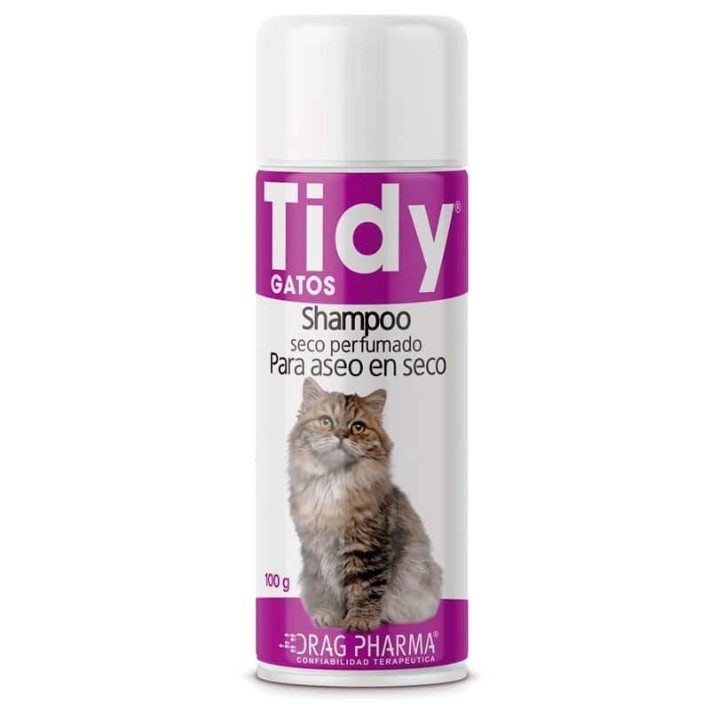 DRAG PHARMA - Tidy® Shampoo en Seco para Gatos - 100 gramos