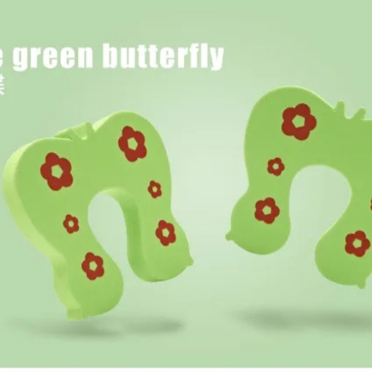 GENERICO - Pack 2 unidades topes de puertas diseño de mariposa