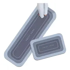 KUANGYE - Alfombra Para Cocina Piso Entrada Baño Antideslizante Juego2