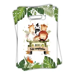GENERICO - X10 Bolsa Para Piñata Safari Decoración Cumpleaños Safari