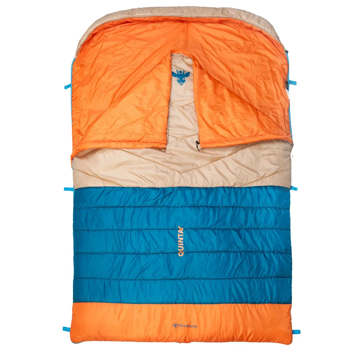 BOSSCAMP - Saco de dormir Momia Doble Quintay XL Bosscamp