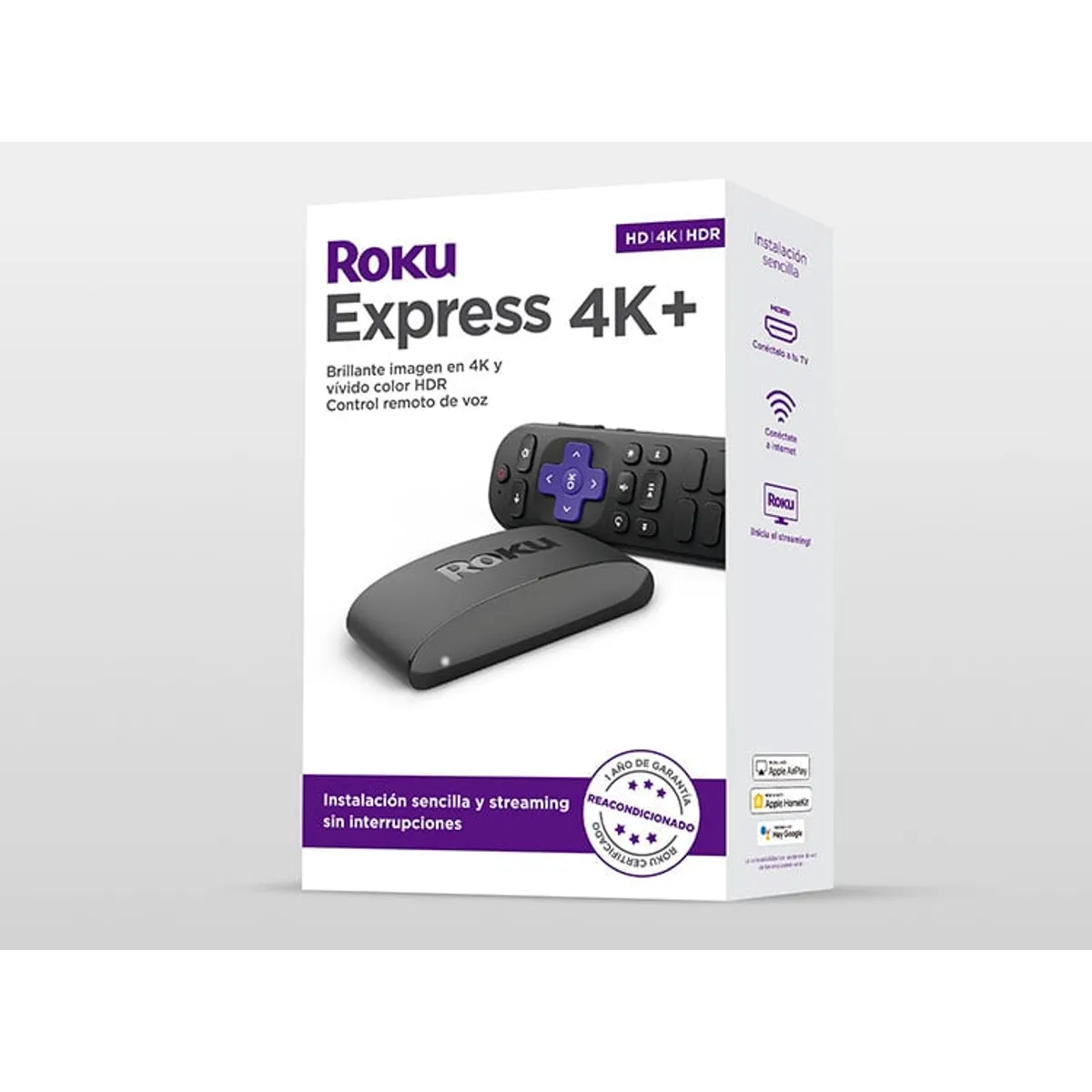 ROKU - Roku Premier 4K - Dolby Vision WiFi 6 y Control Voz Streaming Ultra HD