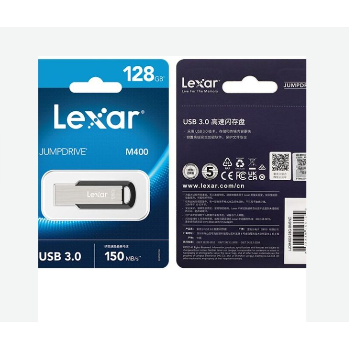 LEXAR - PENDRIVE LEXAR 128GB 150MBS JUMPDRIVE M400