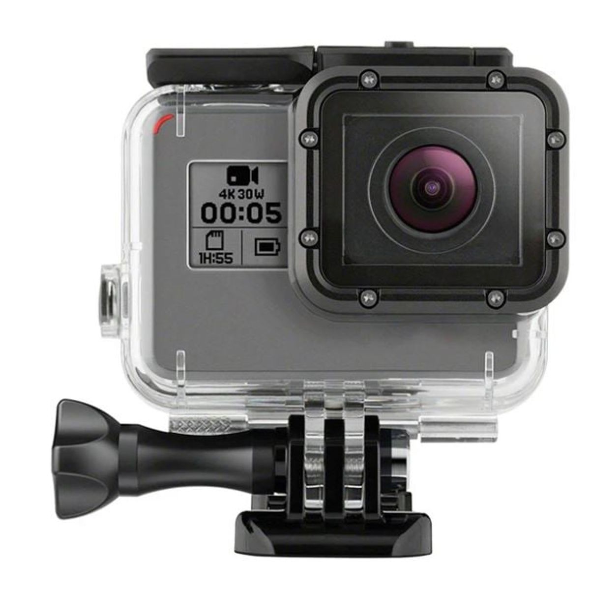 GENERICO - KIT 3-WAY + CARCASA PARA GOPRO 5, 6 & 7 BLACK