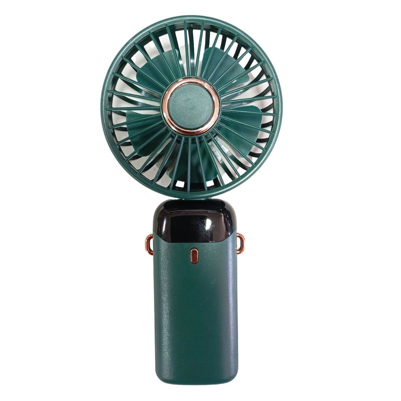 GENERICO - Ventilador de visualizacion digital led Blanco 18,8 x 9 cm