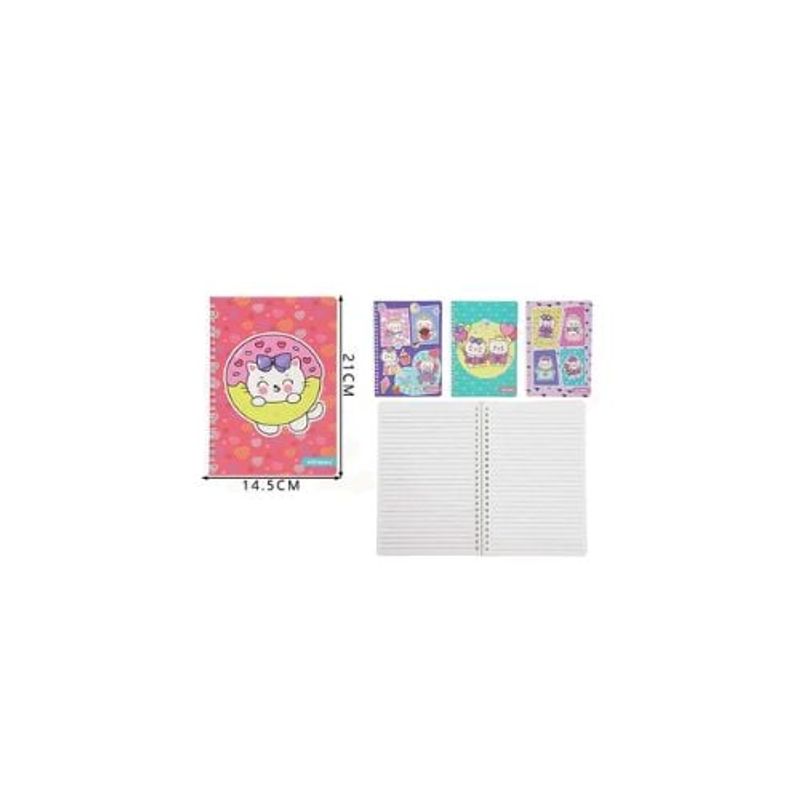 GENERICO - Libreta Gatito 14 5 21 Cm