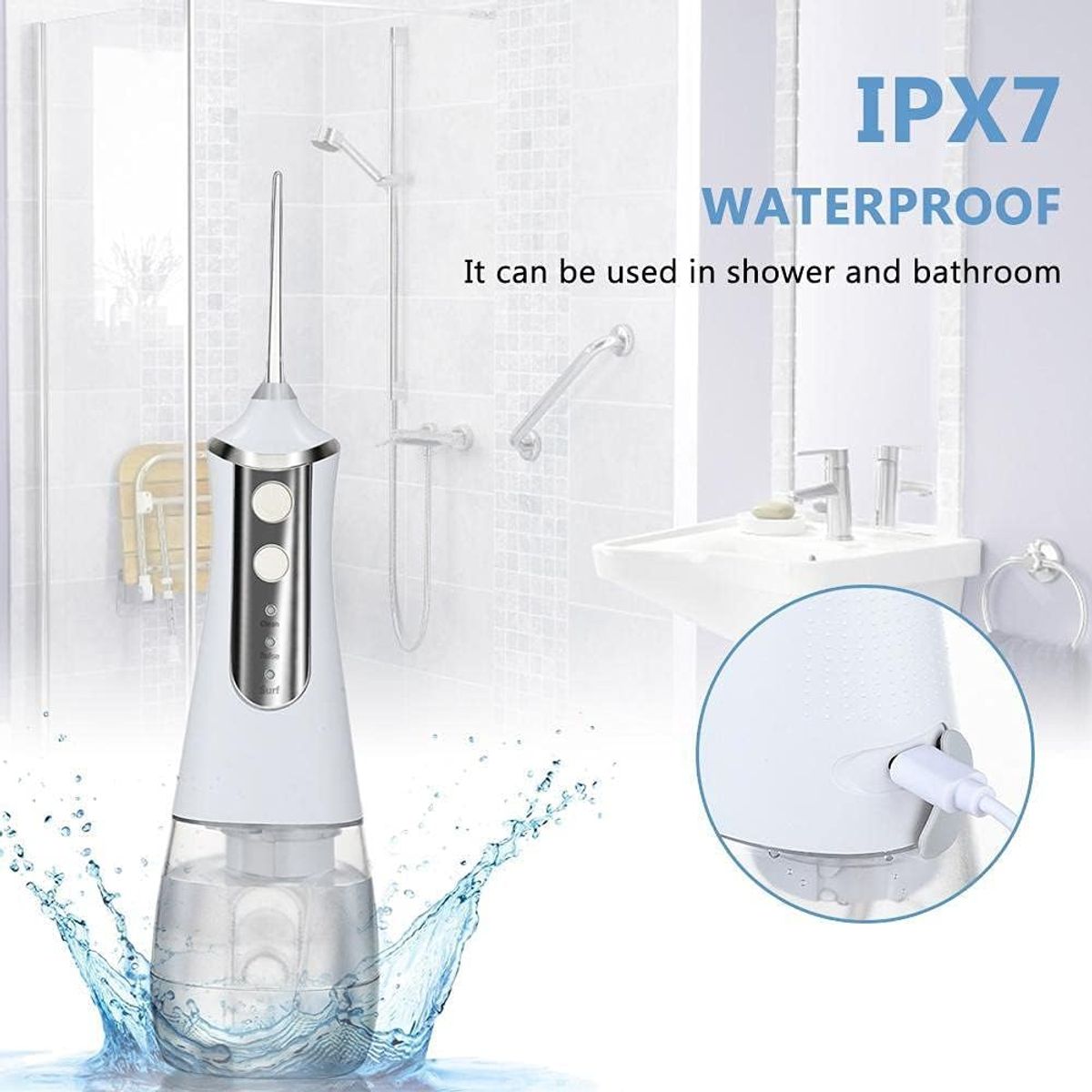 KUANGYE - Irrigador Dental Limpiador Bucal Irrigador portatil