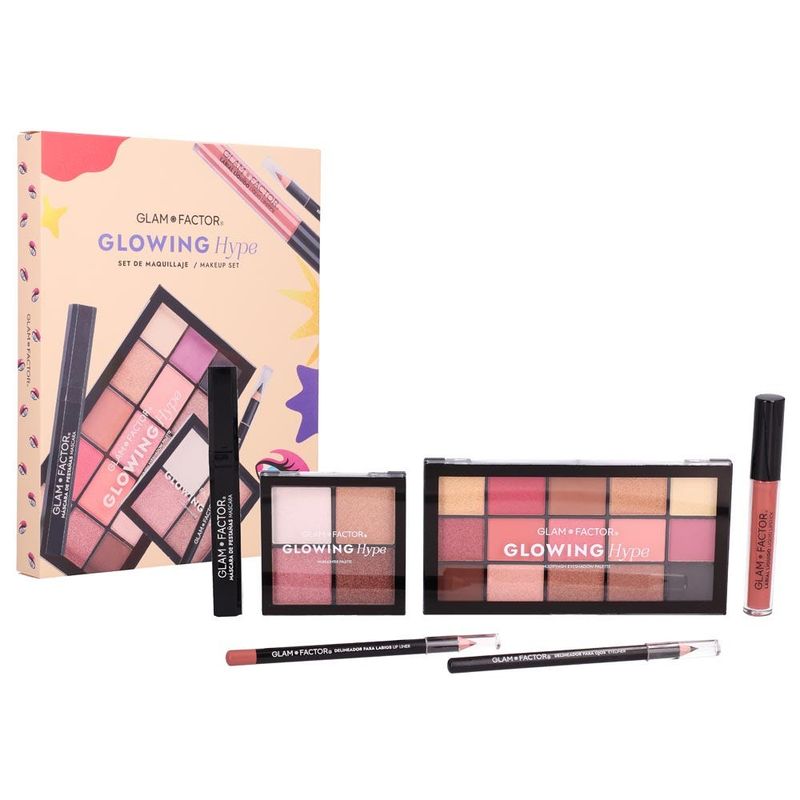 GLAM FACTOR - Set de Maquillaje Glowing Hype