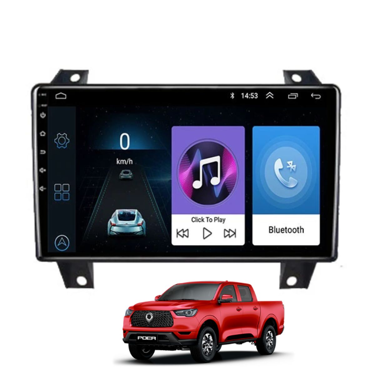 OEM - Radio Android Greatwall Poer + Camara