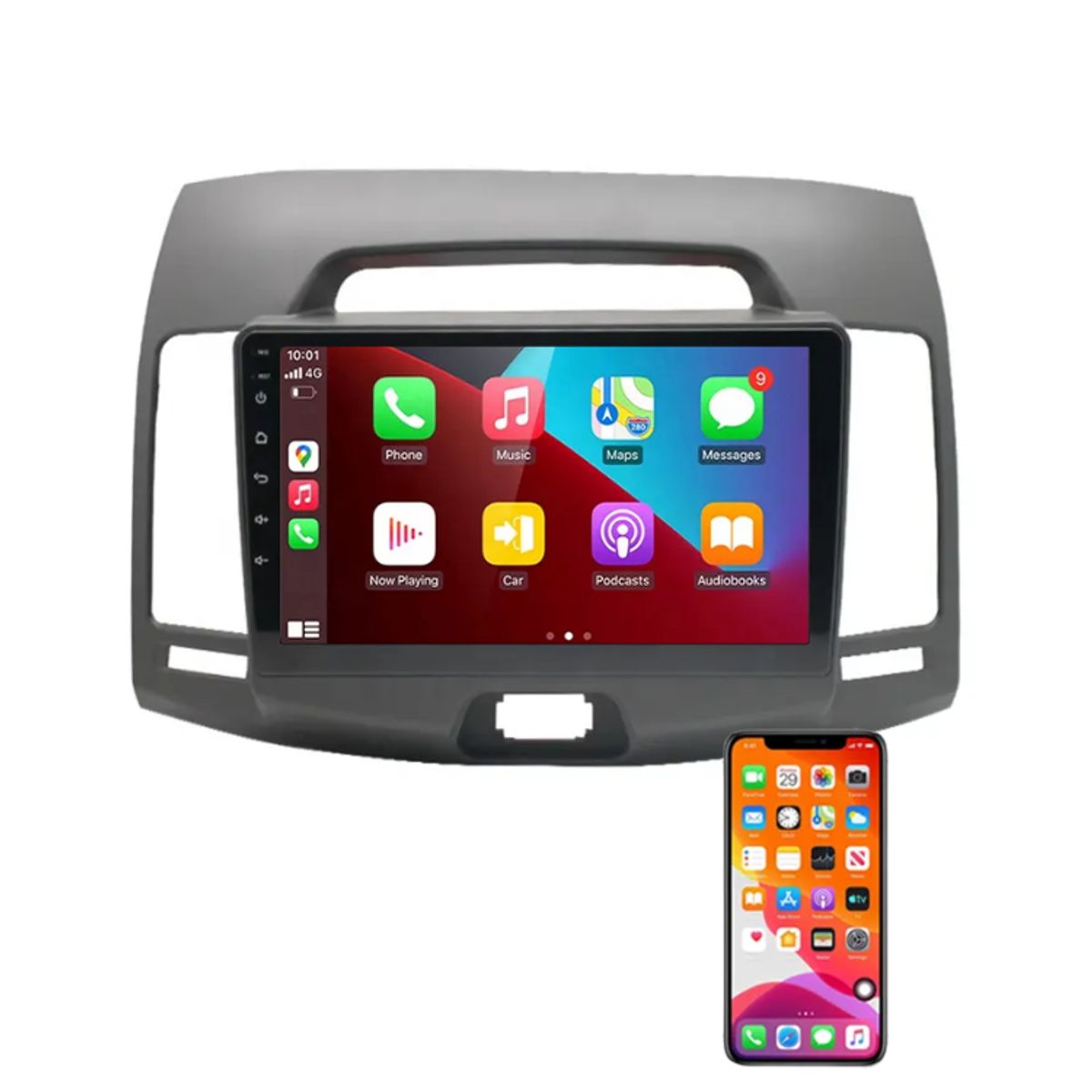 OEM - Radio Android Auto Carplay Hyundai Elantra 2007-2011 2g32gb