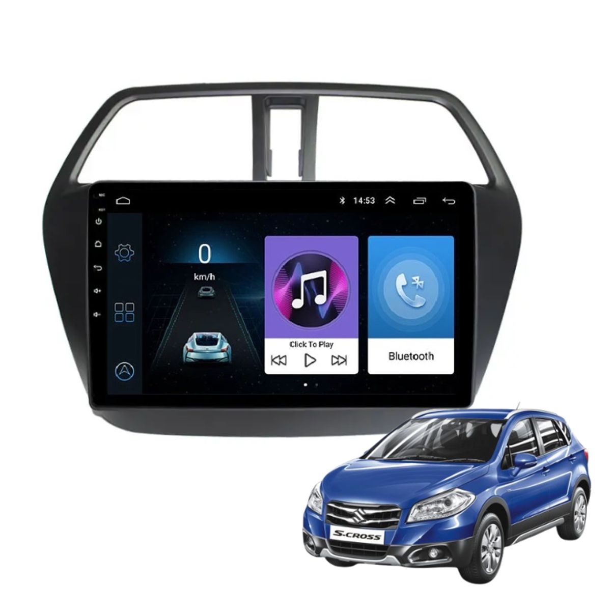 OEM - Radio Android Suzuki S-Cross 2014-2017 2gb+32gb +Camara