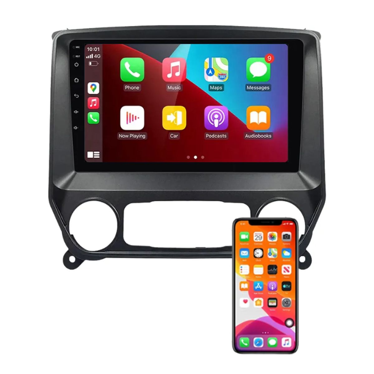 OEM - Radio Android Auto Carplay Chevrolet Silverado 2014-2017