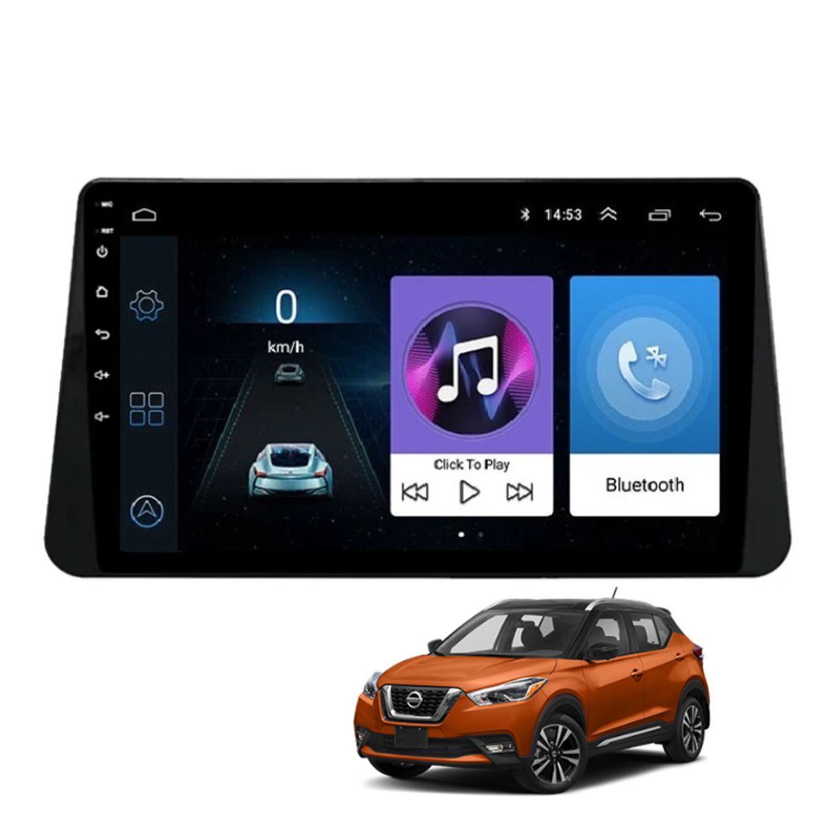 OEM - Radio Android Nissan Kicks 2018+ 2gb+32gb + Camara