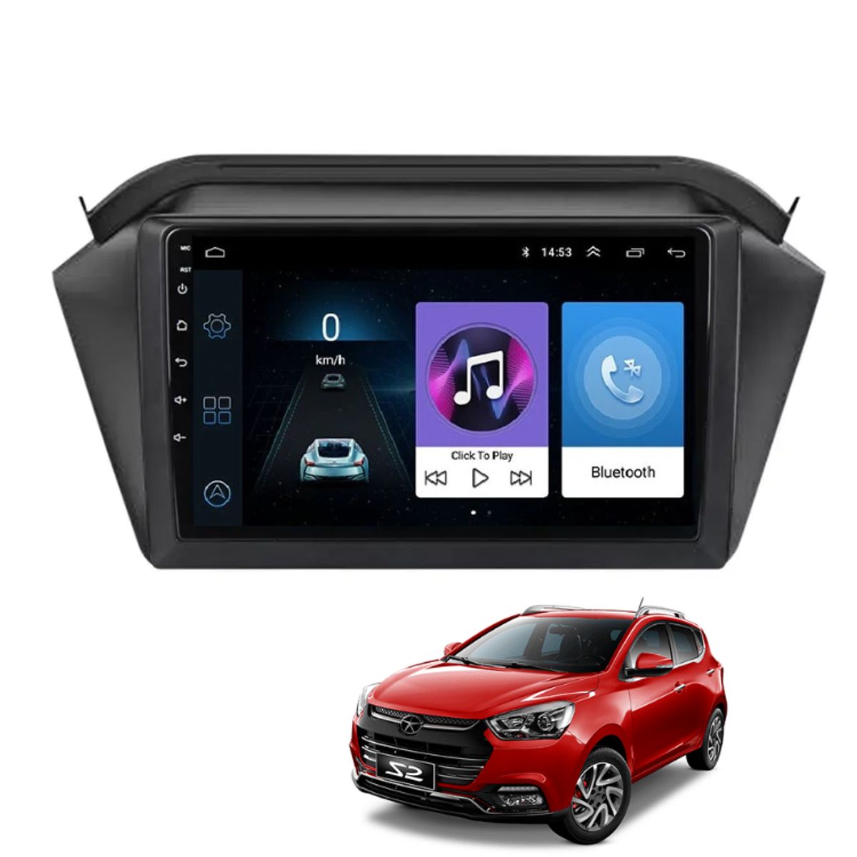 OEM - Radio Android Jac S2 2015-2018 2gb+32gb + Camara