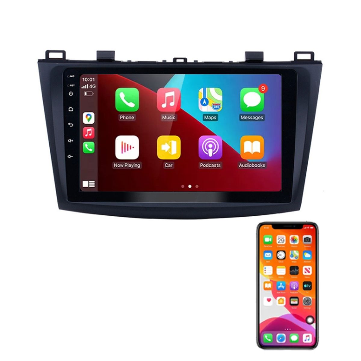 OEM - Radio Android Auto Carplay Mazda 3 2010-2013 -2gb+32gb