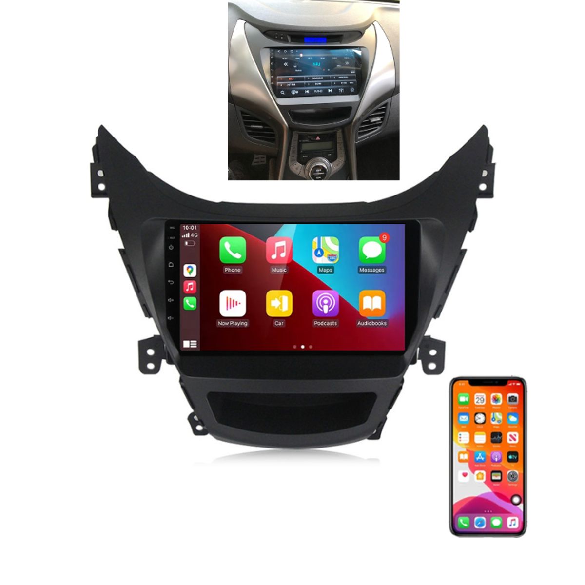 OEM - Radio Android Auto Carplay Hyundai Elantra 2010-2013