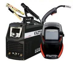 KRATTO - #3: Soldadora FLUX MIG-120 4 EN 1 [20-120A] + Mascara