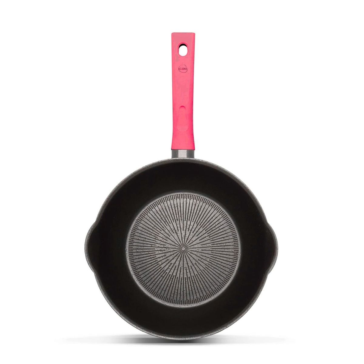 WENS - Sarten Wens Inschef Profundo Mango Rojo 24cm Antiadherente