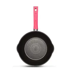 WENS - Sarten Inschef Profundo Mango Rojo 24cm Antiadherente