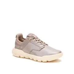 CAT - Zapatilla Cuero Mujer Hex Lite Plateada
