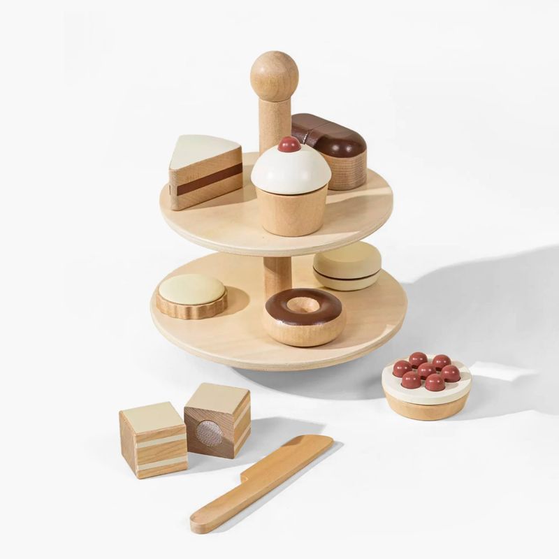 FORM DESIGN - Set de Pasteles Infantil de Madera Multicolor Form