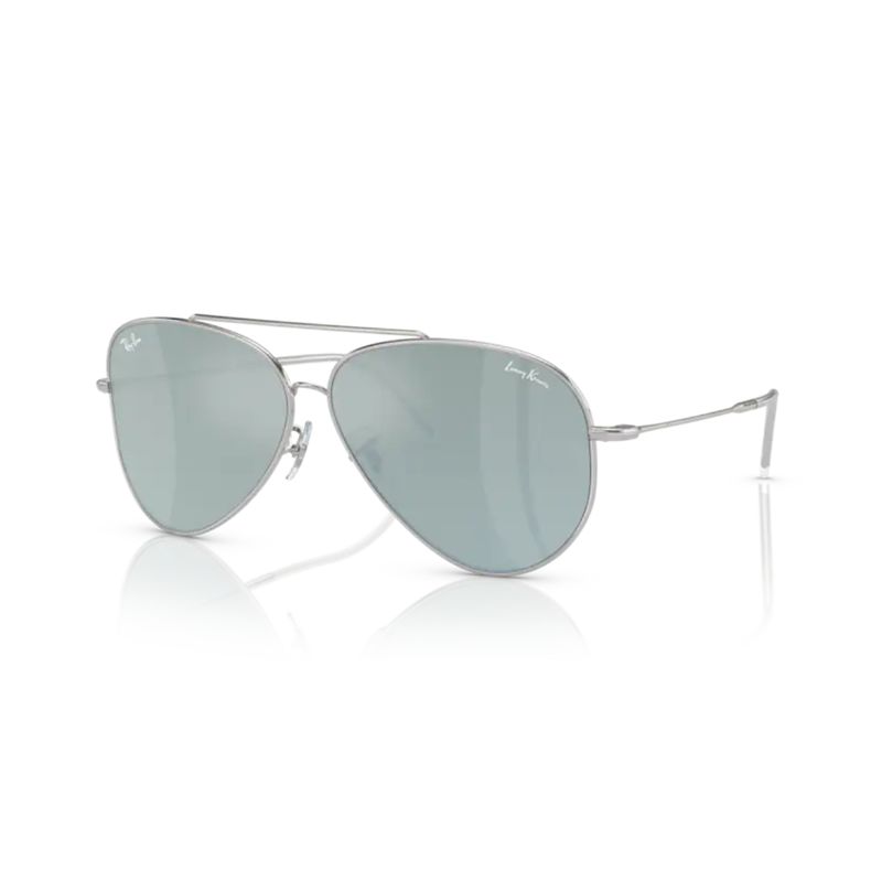 RAY BAN - Lentes de Sol Aviator Reverse x Lenny Kravitz Plateado Ray-Ban.