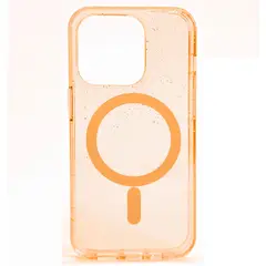 GENERICO - Carcasa Durazno iPhone 15 Pro max Magsafe Antibacterial Mata 99%