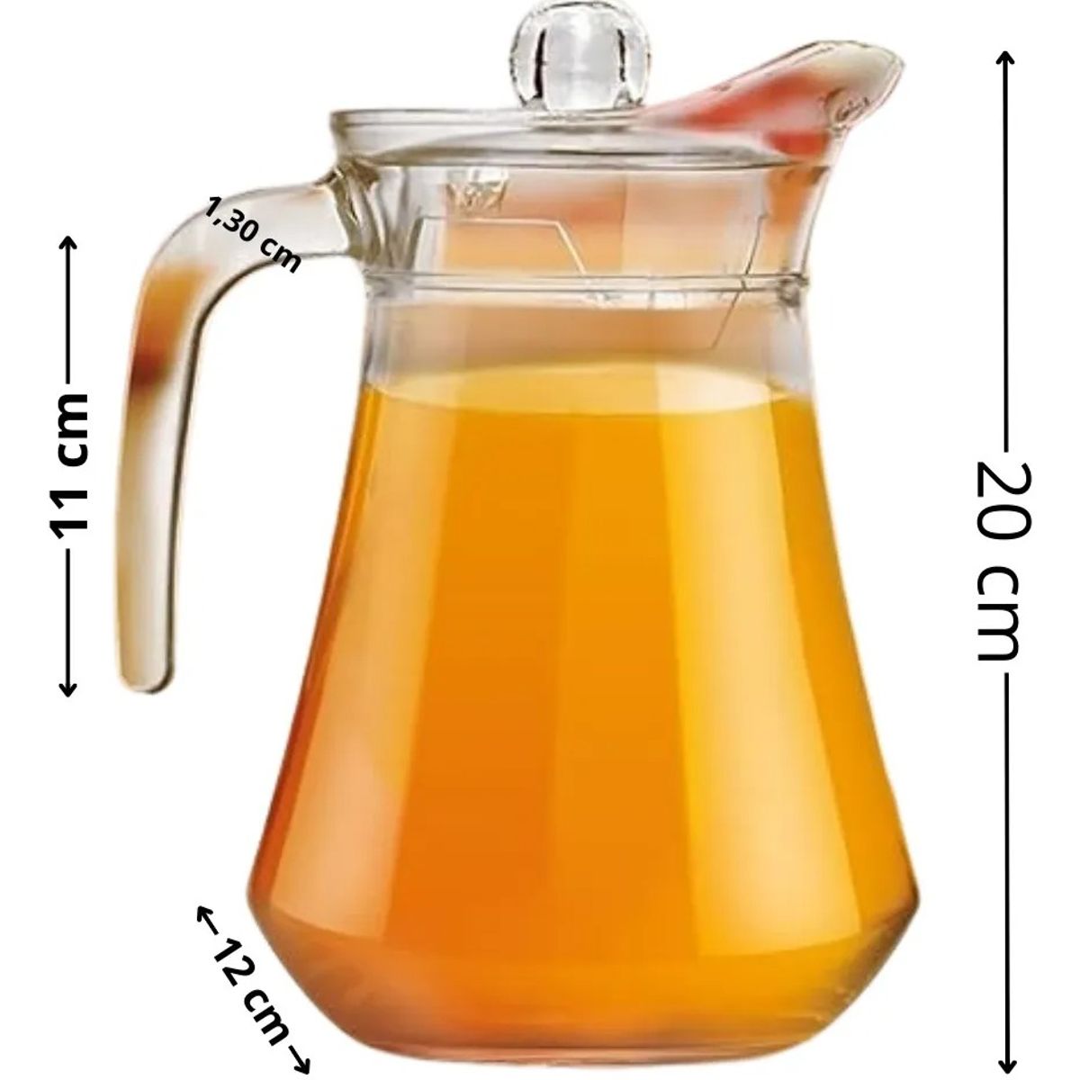 GENERICO - Jarra De Vidrio De Agua Jarra Jugo Jarras Agua Transparente