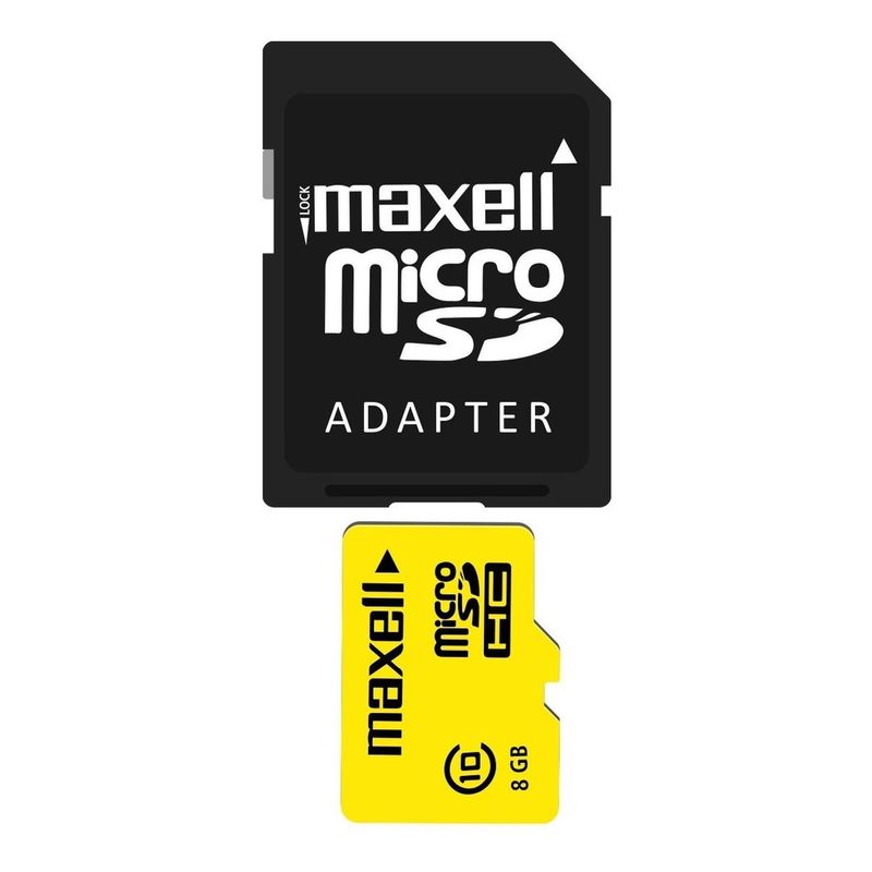 GEN - Tarjeta Memoria 8gb Micro Sd Maxell Original + Adaptador Sd