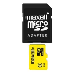GEN - Tarjeta Memoria 8gb Micro Sd Maxell Original + Adaptador Sd