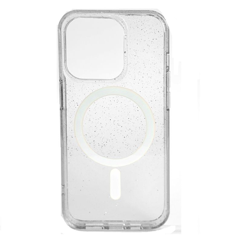 GENERICO - Carcasa Transparente iPhone 15 Pro max Magsafe Antibacterial Mata 99% Bact