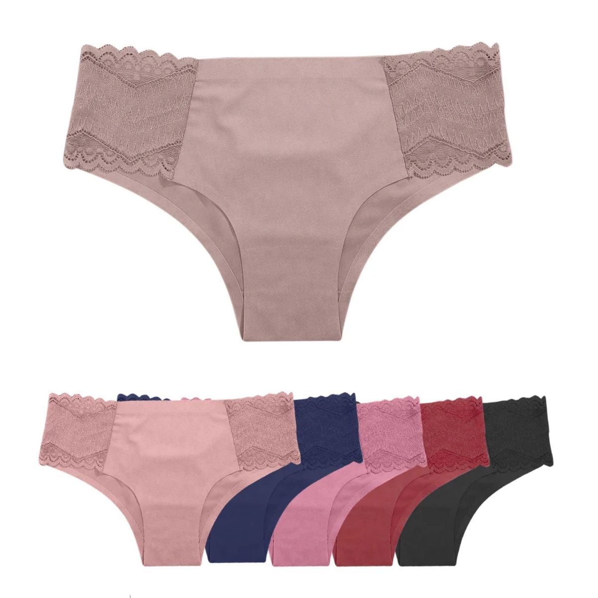 PANDA - Calzones Mujer con Diseño Estilo Bikini Pack X6