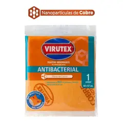 VIRUTEX - Trapero Sintético X1 Antibac Con Fibra De Cobre