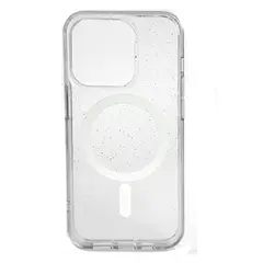 GENERICO - Carcasa Transparente iPhone 16 Pro Max Magsafe Antibacterial Mata 99%