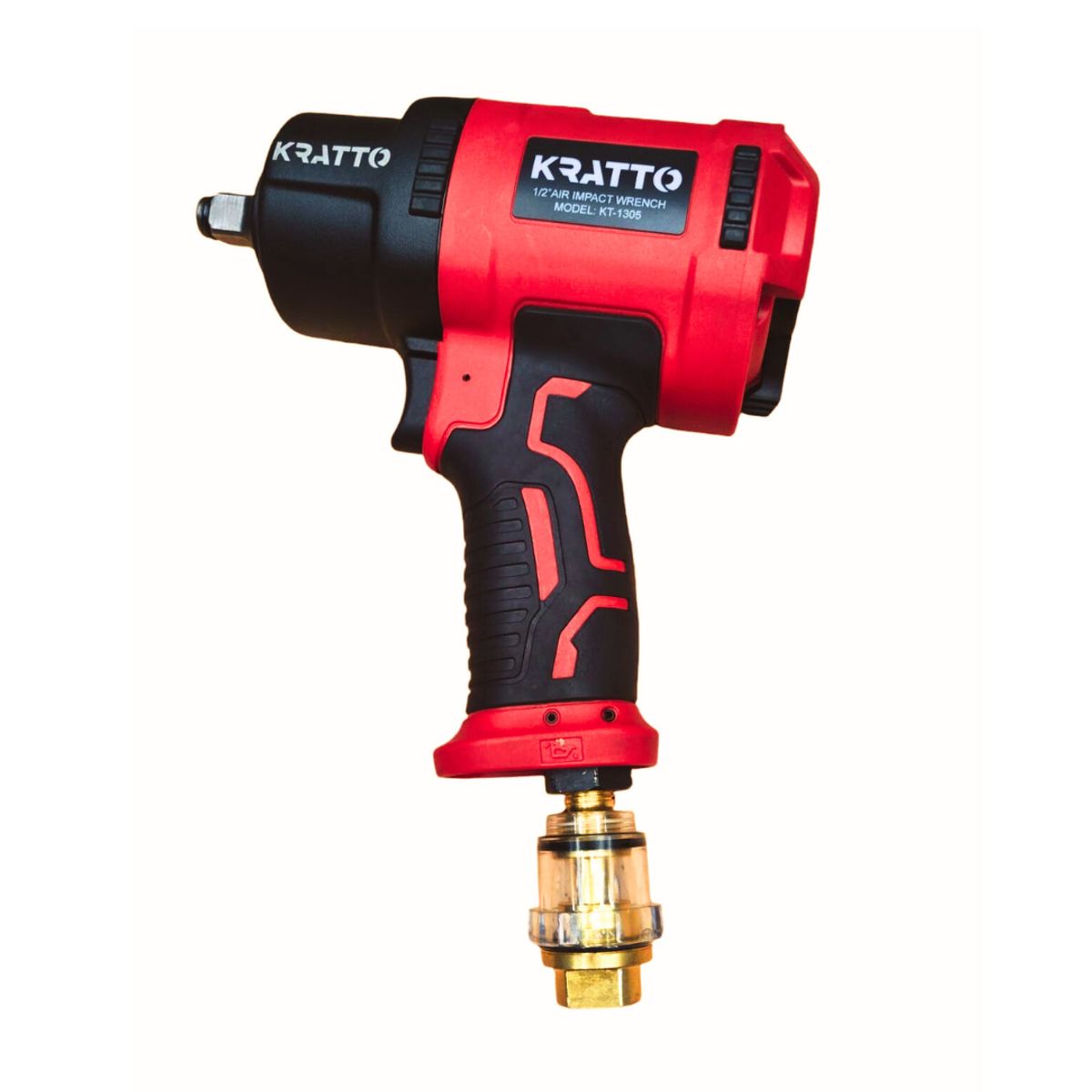 KRATTO - COMBO IMPACTO1: Llave de impacto de 1/2" - 1560 N.m + Mini Lubricador