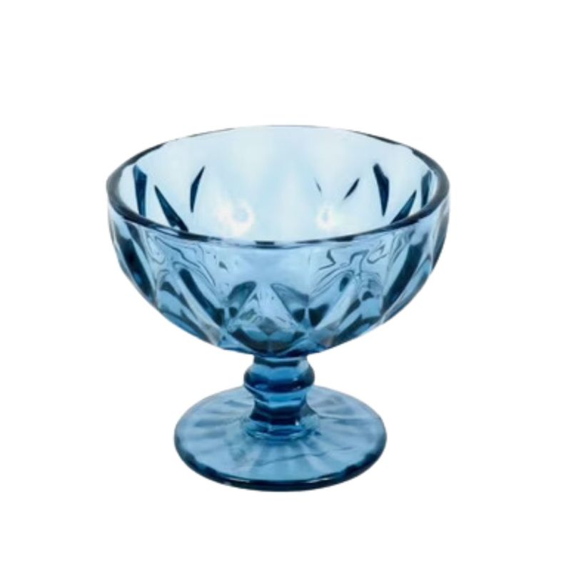 ALLEGRA - Copa Postre Diamonds Blue de 400ml Cocteleria Menaje Allegra