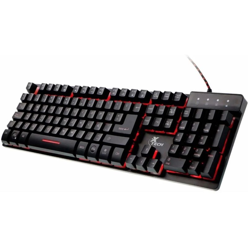 XTECH - Teclado Gamer Xtech Revenger Español LED Multicolor