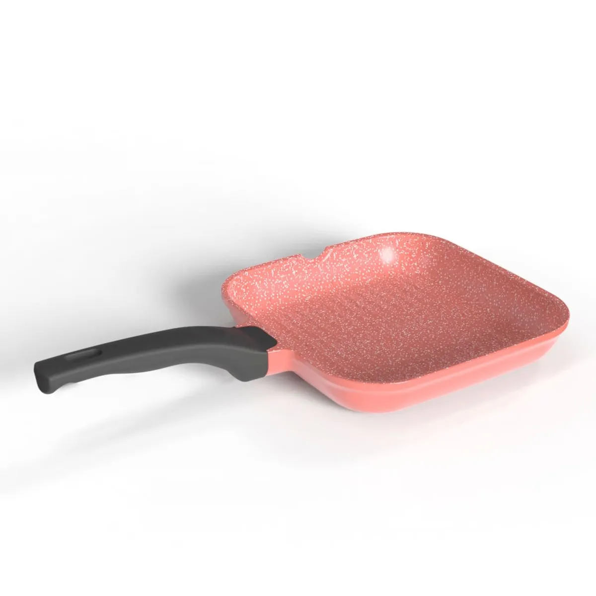 BOHLIER - Grill Antiadherente De 28cm Rosa Bohlier Aluminio Fundido