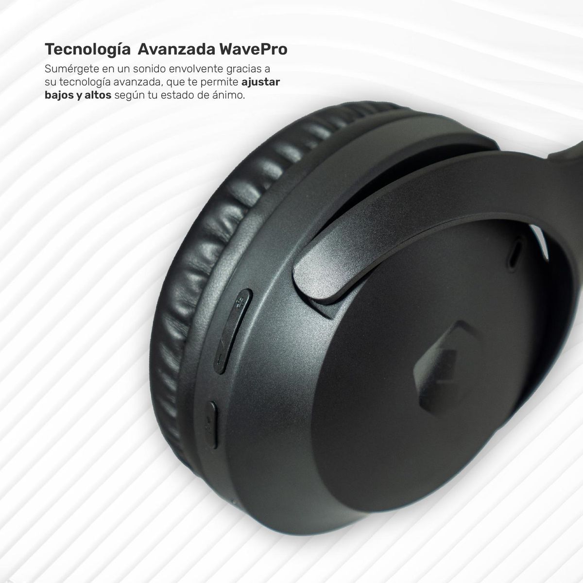 LHOTSE - Audifonos Bluetooth Inalambricos Over Ear WavePro - Negro