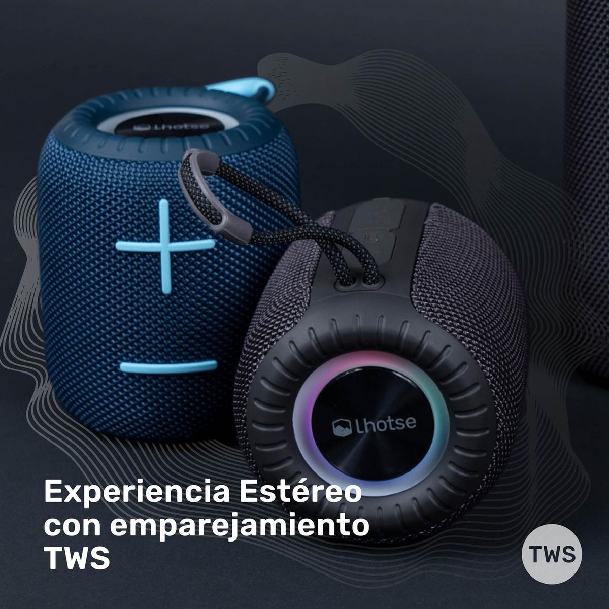LHOTSE - Parlante Portátil Inalámbrico Bluetooth TripGo - Azul