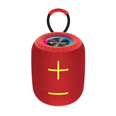 LHOTSE - Parlante Portátil Inalámbrico Bluetooth TripGo+ Black - Rojo