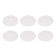 HALLEN - Set De 6 Platos Ovalados De 30.5cm Porcelana Blanca