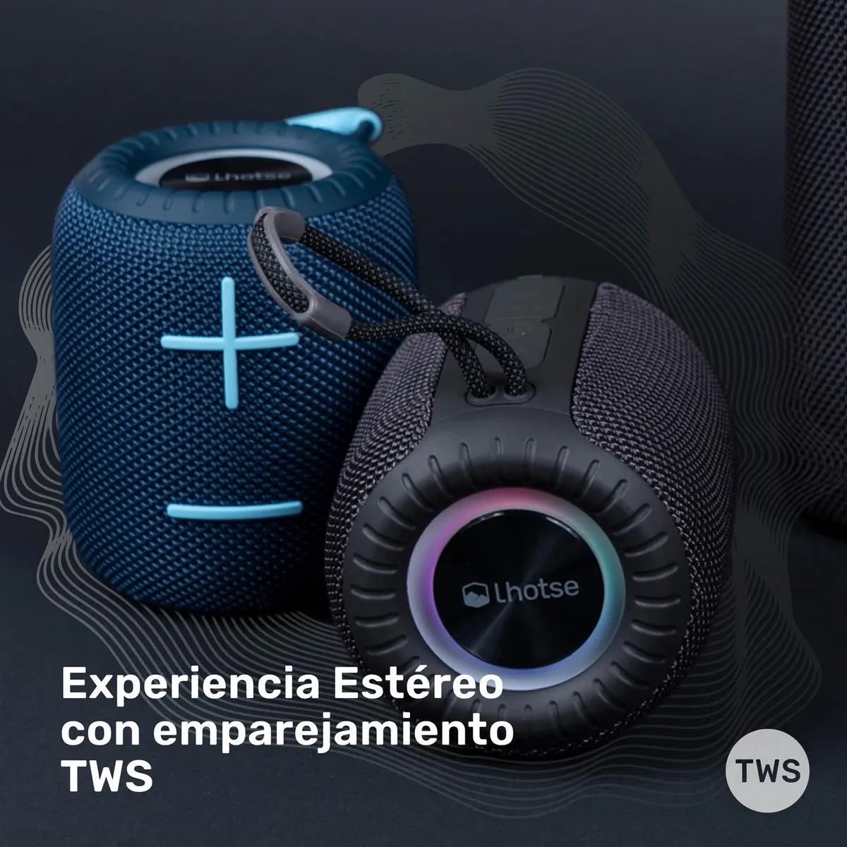 LHOTSE - Parlante Portátil Inalámbrico Bluetooth TripGo - Verde