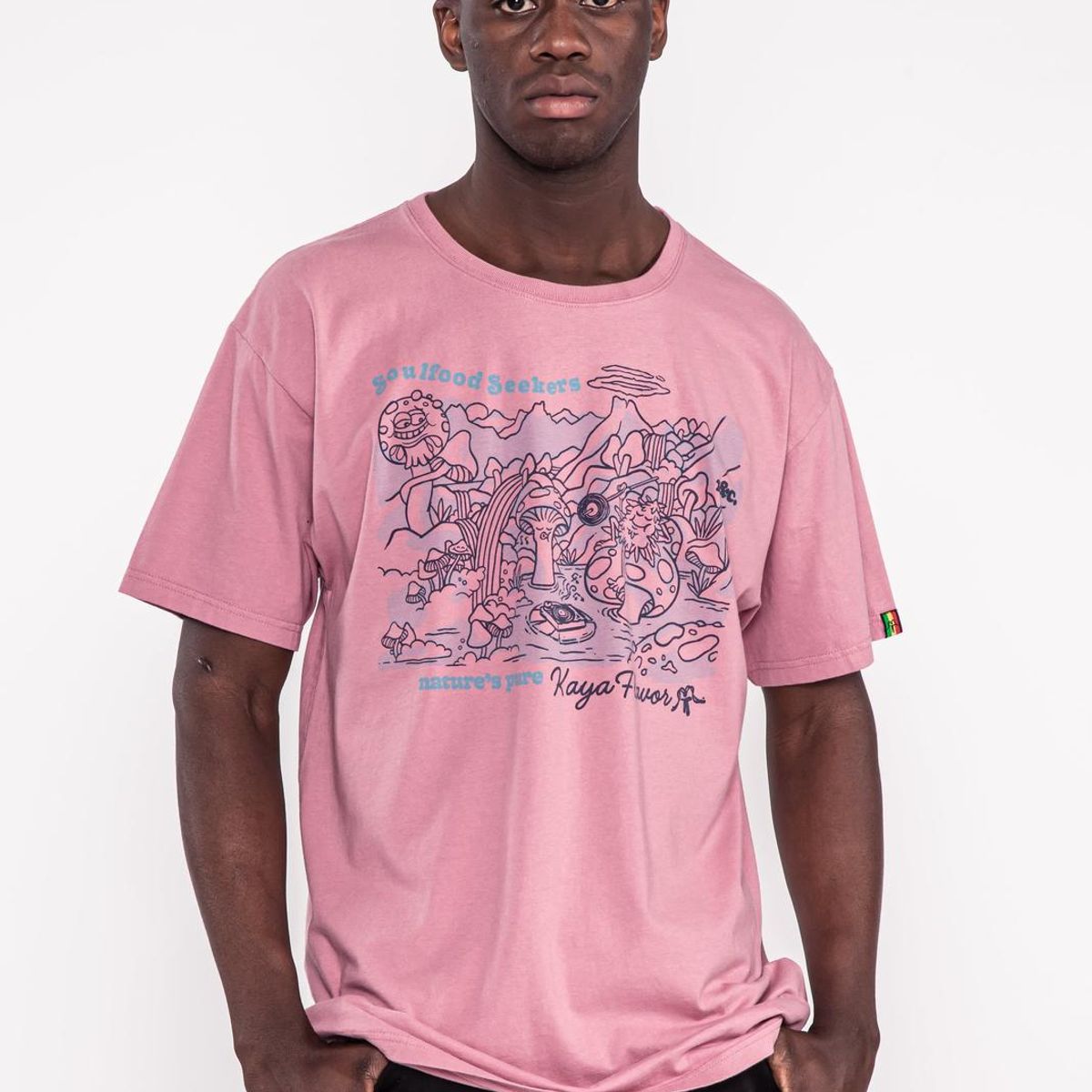 KAYA UNITE - Polera Hombre Flavor Light Pink