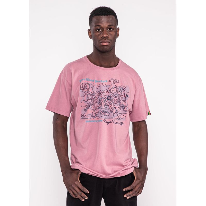 KAYA UNITE - Polera Hombre Flavor Light Pink