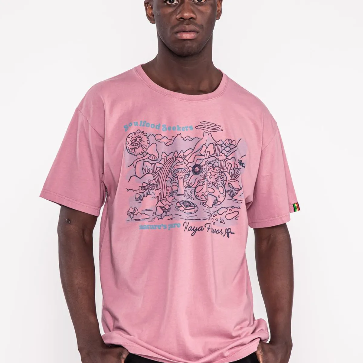 KAYA UNITE - Polera Hombre Flavor Light Pink